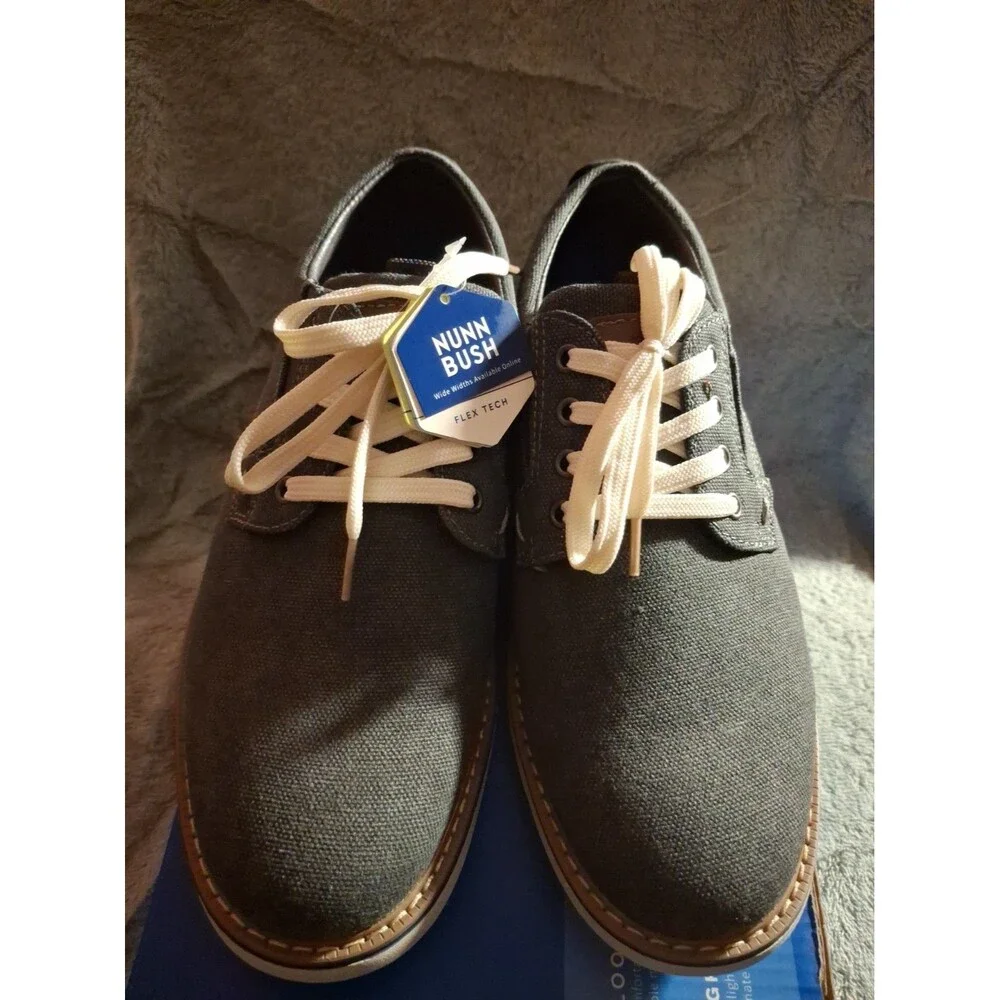 Nunn Bush Shoes Mens Size 8 Gunmetel/Gris New Haven Lace Up Oxford *NWT*